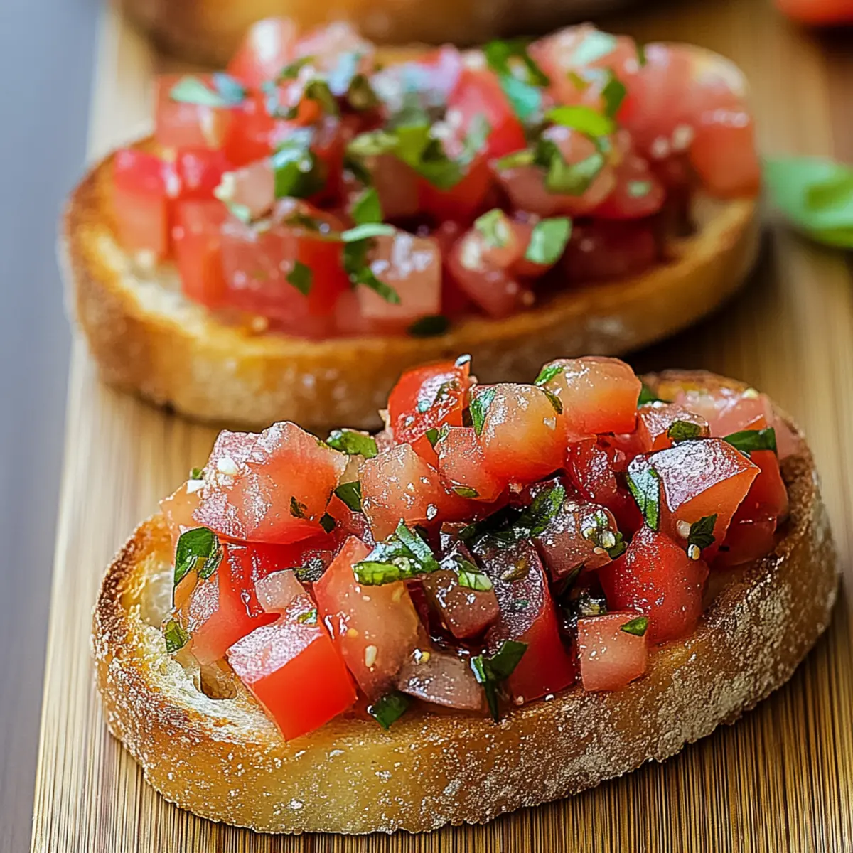 Irresistibly Easy Bruschetta for Fresh Flavor Lovers