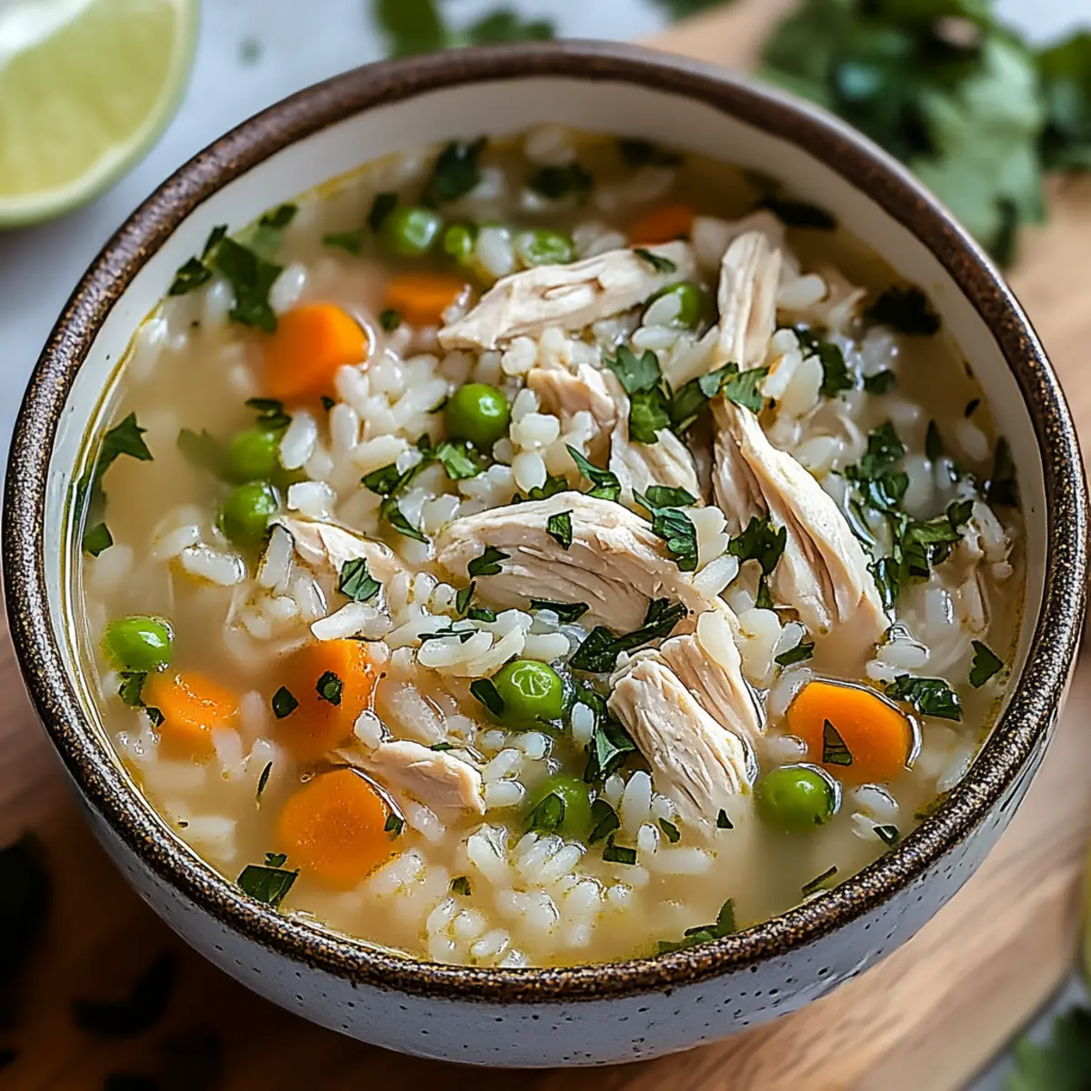 Cozy Chicken Ginger Rice Soup for Ultimate Comfort