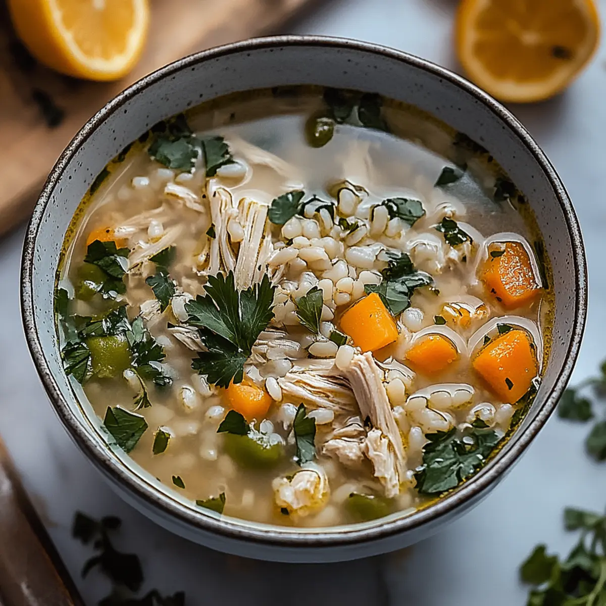 Cozy Chicken Ginger Rice Soup for Ultimate Comfort