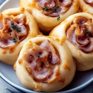 Garlic Butter Bacon Ranch Pizza Rolls