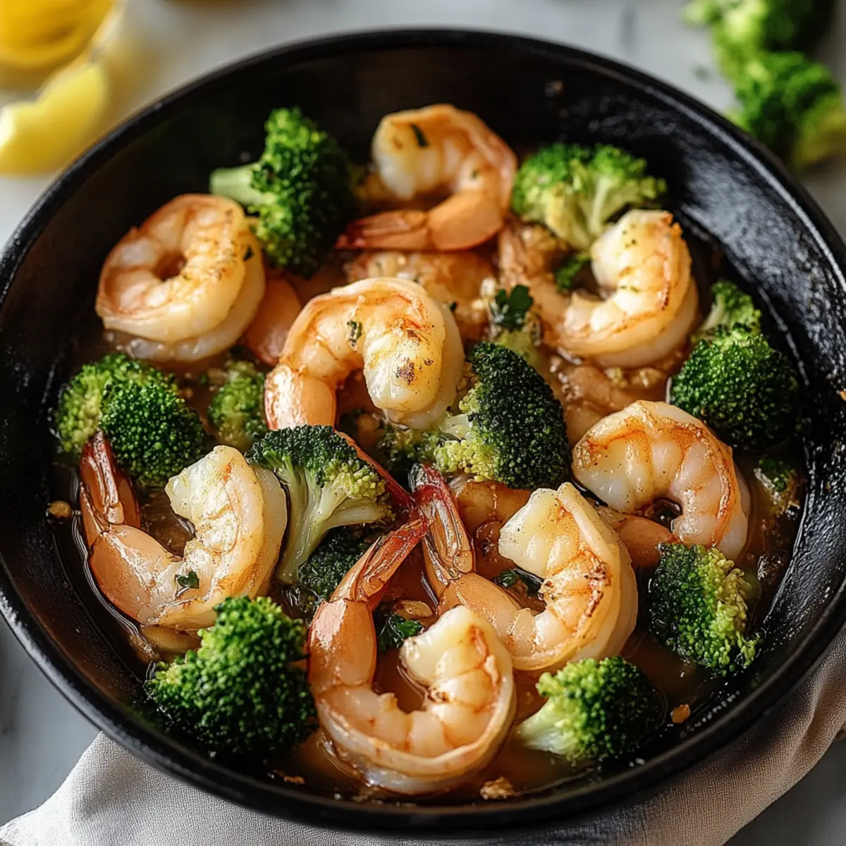 Garlic Butter Shrimp and Broccoli Skillet Made Easy and Delicious