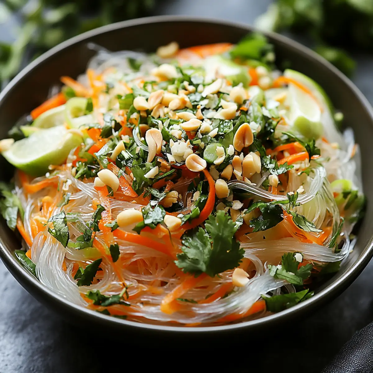 Vibrant Vietnamese Vermicelli Noodle Salad for Fresh Flavor