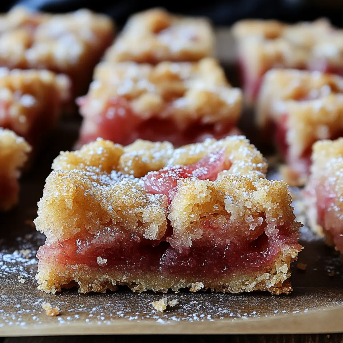 Tangy Lemon Rhubarb Bars for a Refreshing Summer Treat