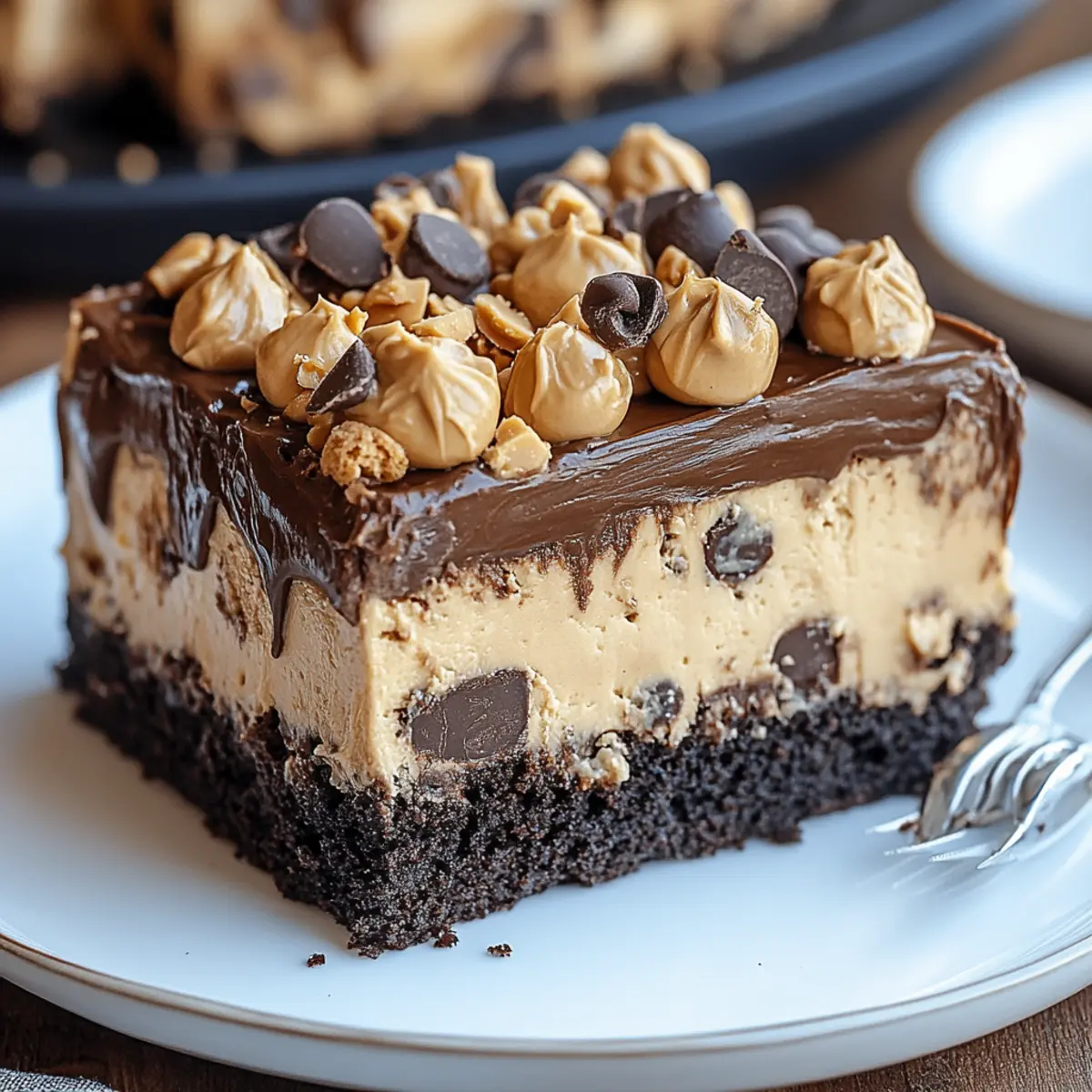 Indulgent Chocolate Peanut Butter Poke Cake You'll Love