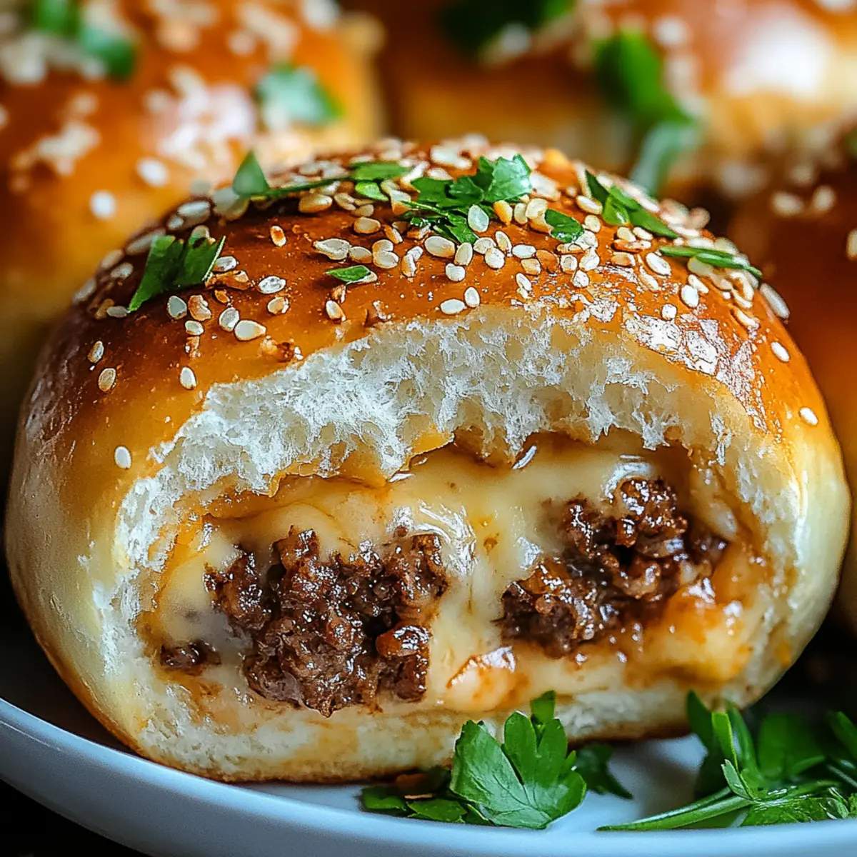 Garlic Parmesan Cheeseburger Bombs: Pure Comfort Food Joy