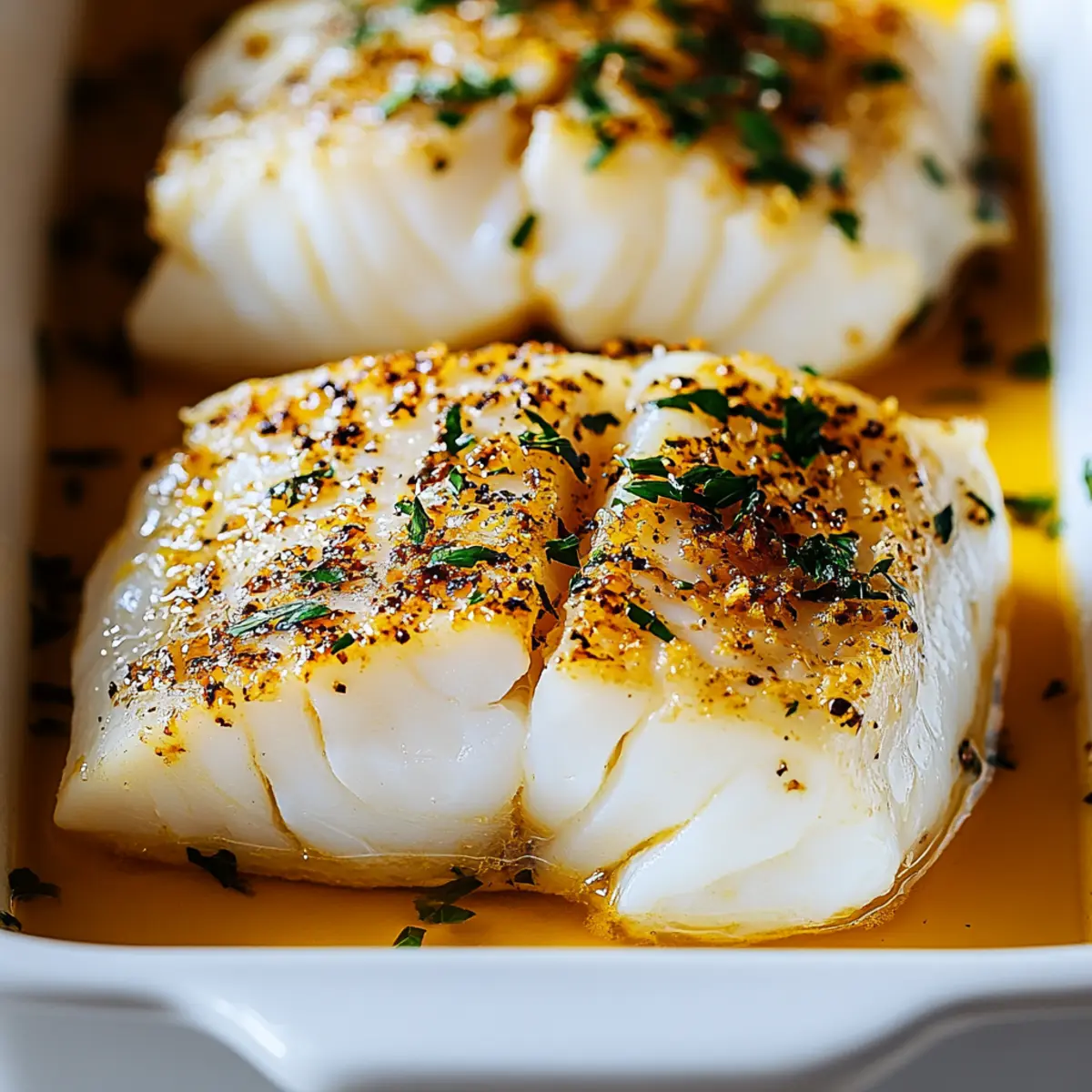 Easy Baked Cod with Zesty Garlic Herb Bliss