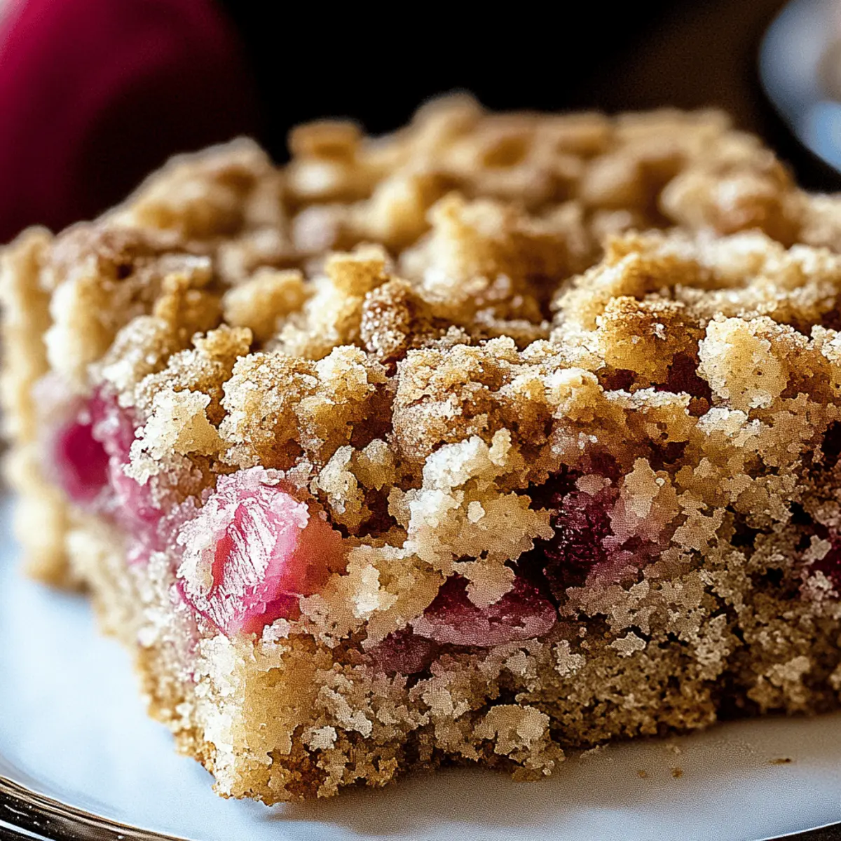 Delicious Rhubarb Streusel Coffee Cake for Cozy Mornings