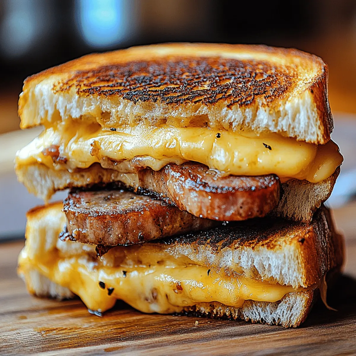 Indulgent Smoked Sausage Grilled Cheese You’ll Crave!
