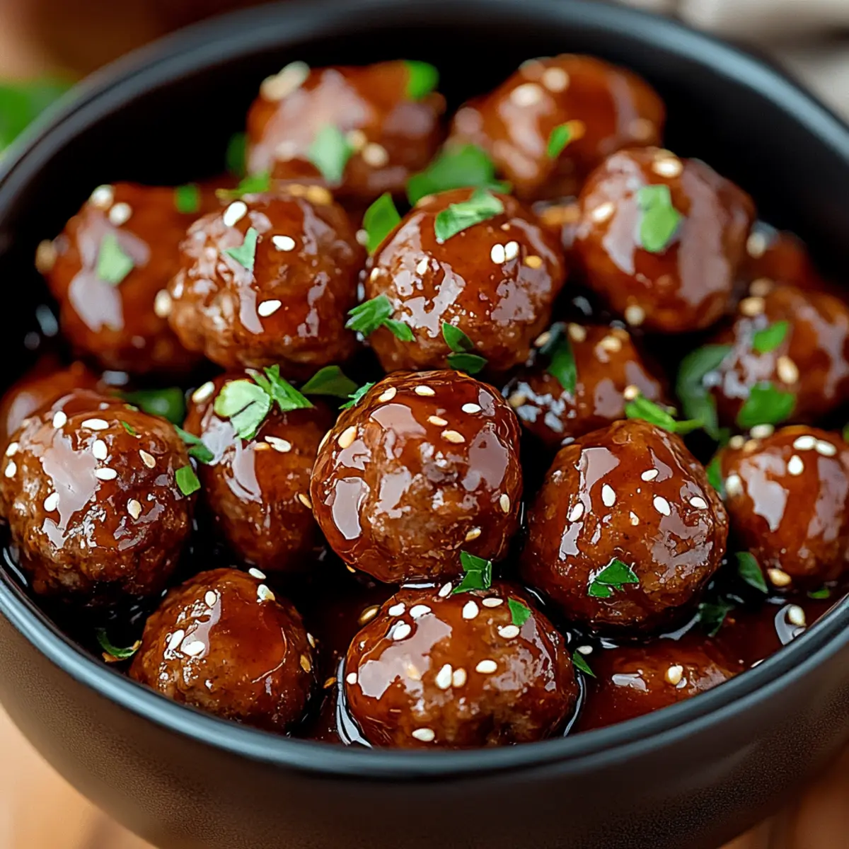 Irresistibly Easy Slow Cooker Honey Garlic Meatballs
