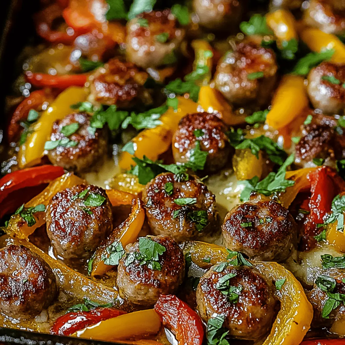 Easy Italian Sausage Bake with Peppers for Cozy Nights