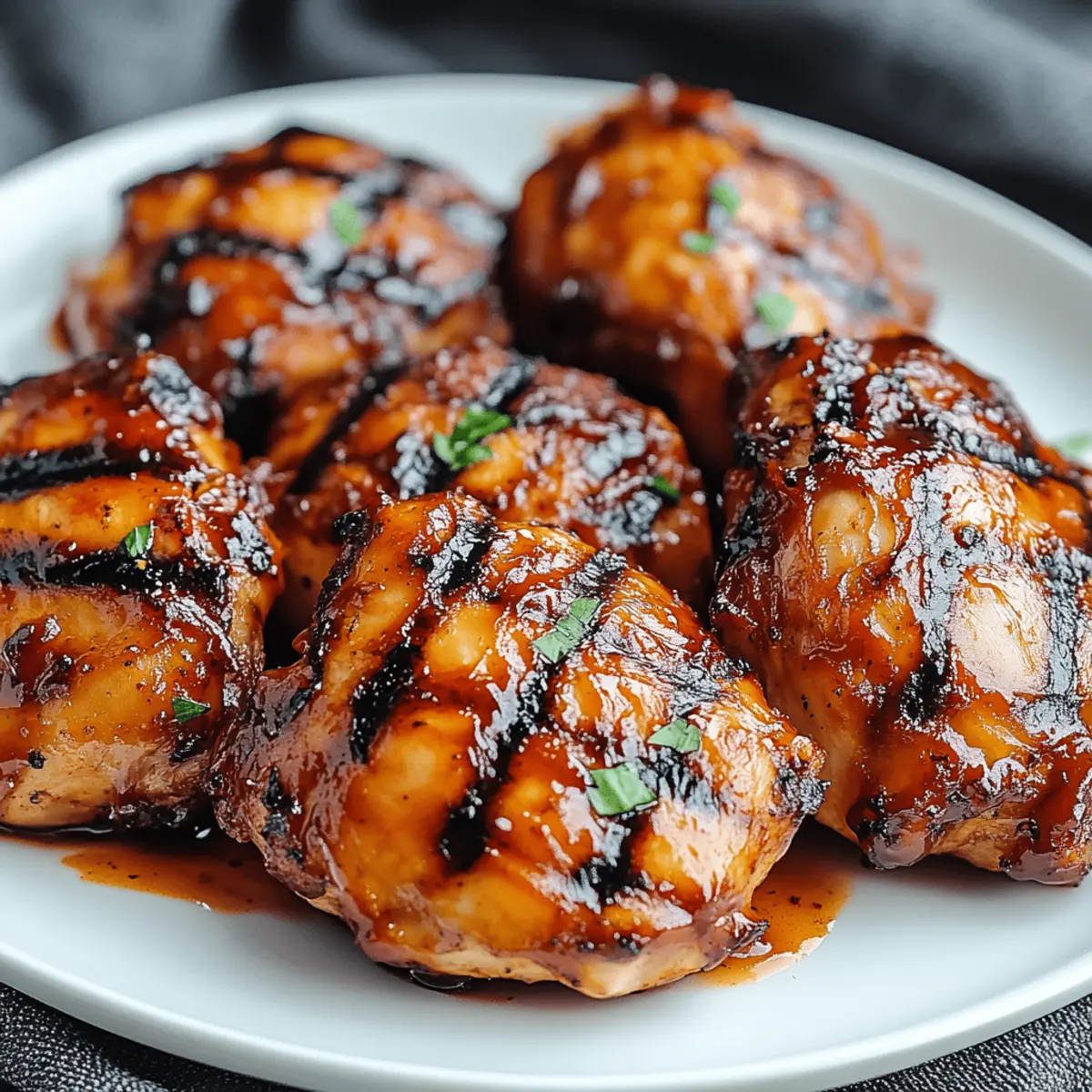 Juicy Grilled BBQ Boneless Chicken Thighs for Your Summer BBQ