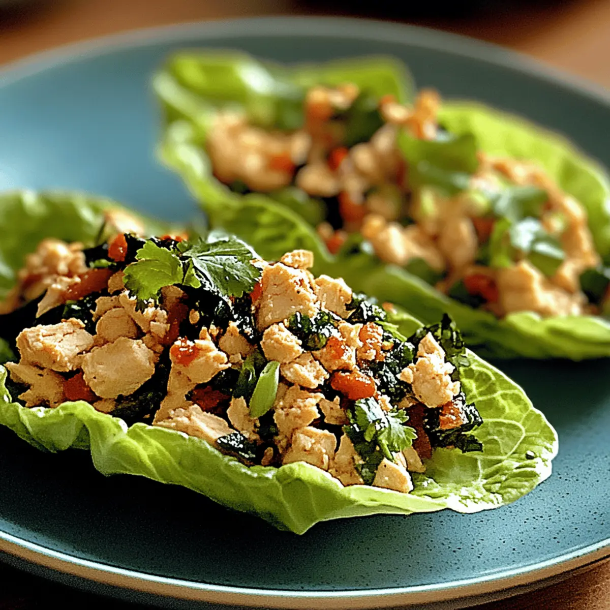 Savory Chicken Larb Lettuce Wraps for a Fresh, Flavorful Meal