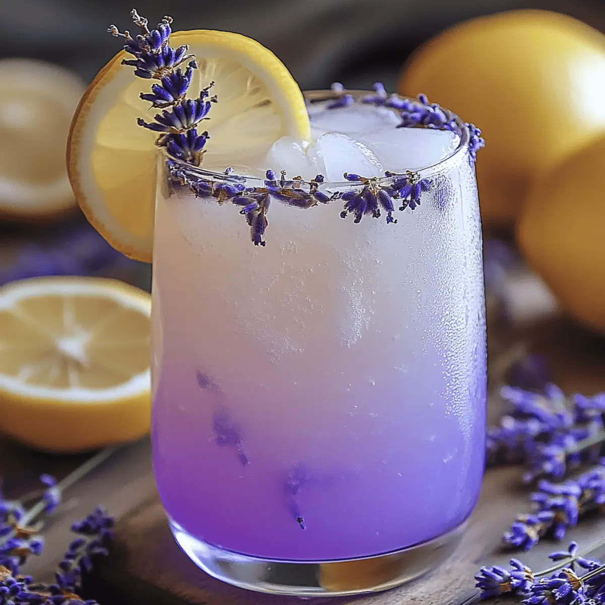 Indulge in Refreshing Lavender Coconut Lemonade Bliss