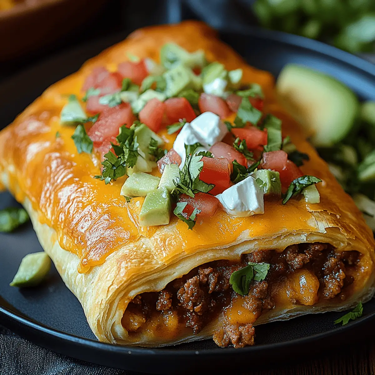 Indulgent Taco Crescent Roll Bake for Cozy Family Nights