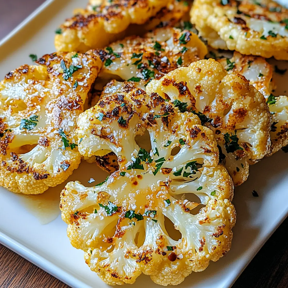 Irresistibly Crispy Cheesy Cauliflower Steaks You'll Love