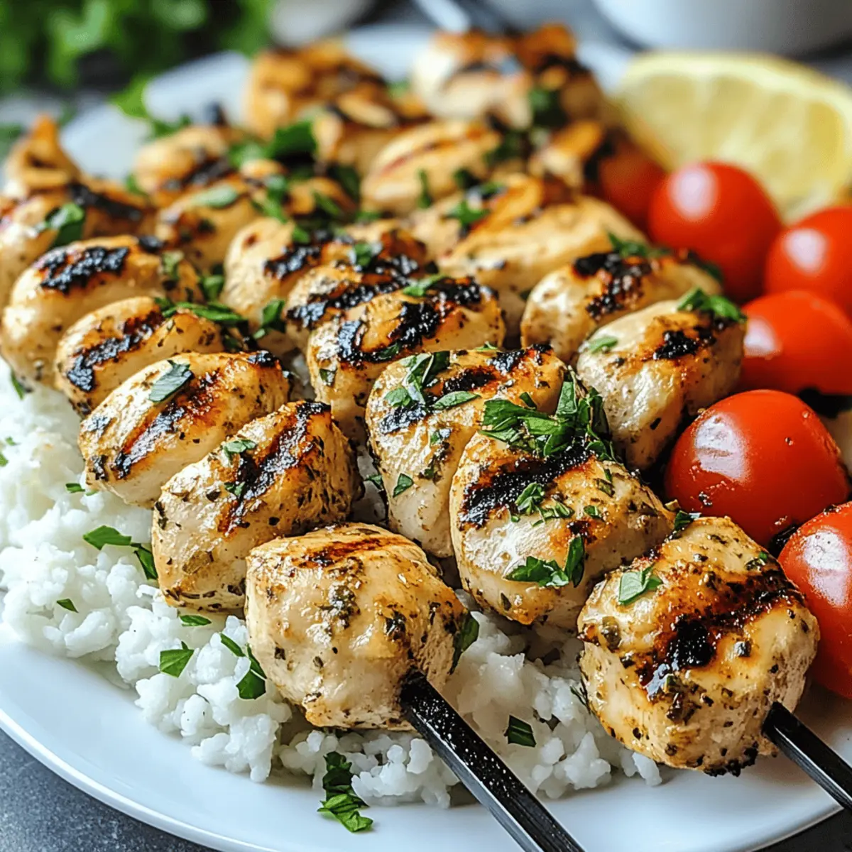 Juicy Grilled Chicken Souvlaki in a Snap for Any Night!