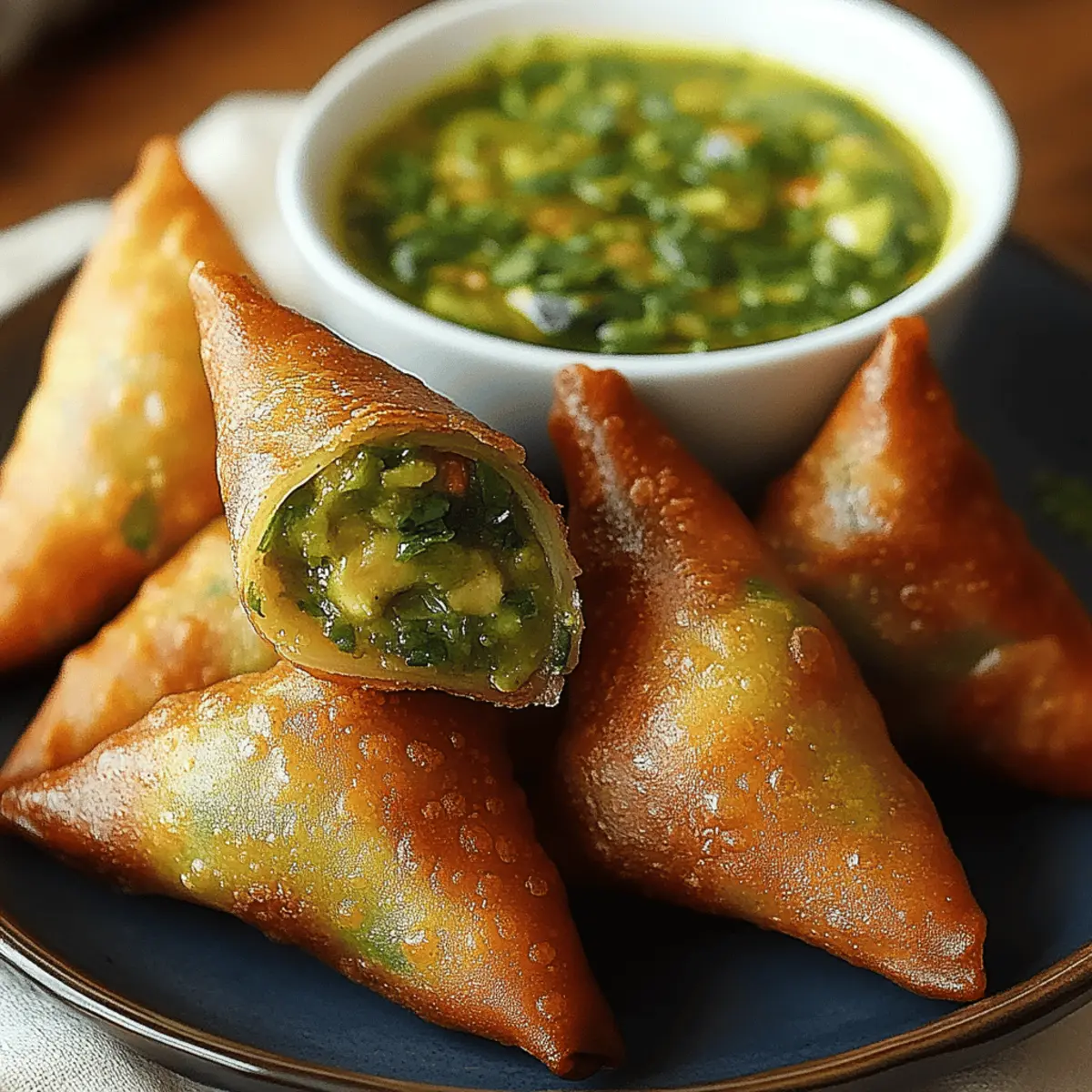 Irresistibly Crunchy Avocado Egg Rolls with Tamarind Dip
