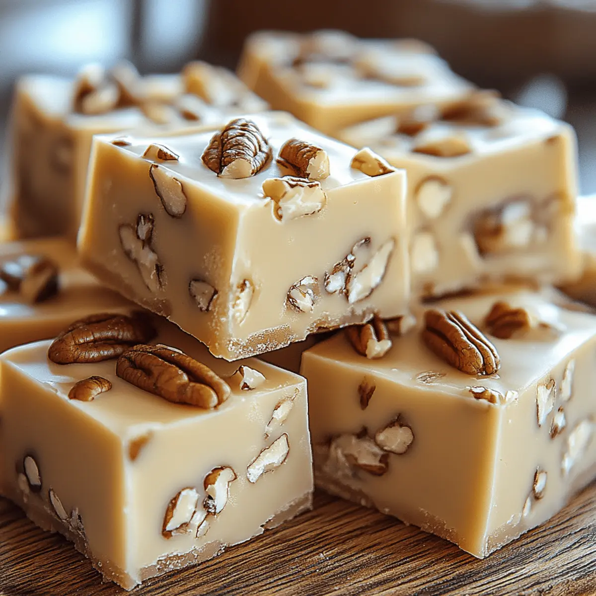 Indulgent Caramel Pecan White Chocolate Fudge You’ll Love
