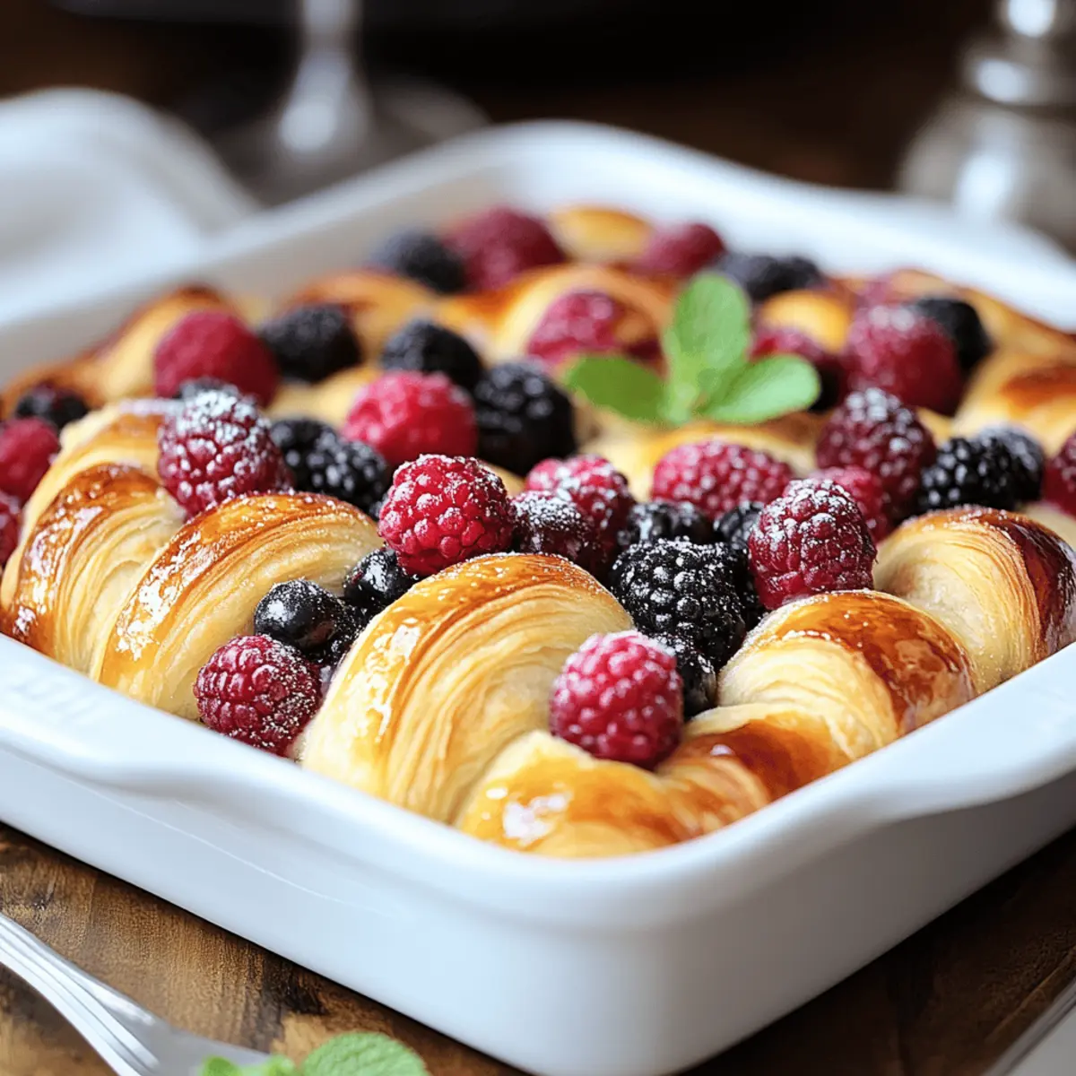 Indulgent Berry Croissant Bake for a Cozy Brunch Treat