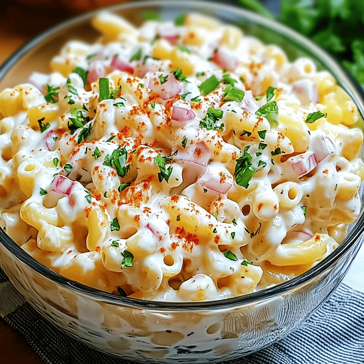 Best Hawaiian Macaroni Salad for a Tropical Twist