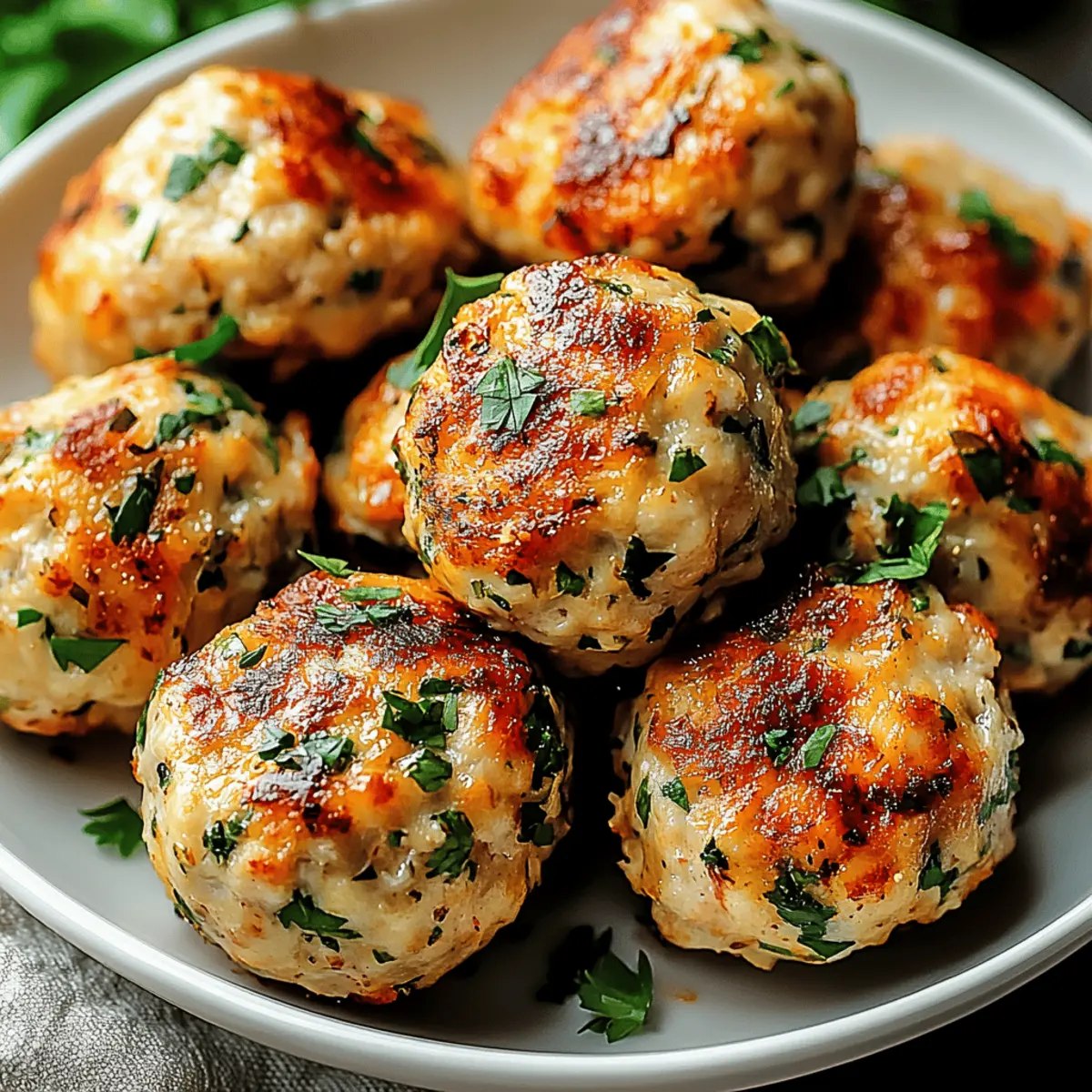 Juicy Baked Chicken Meatballs for Flavorful Weeknight Dinners