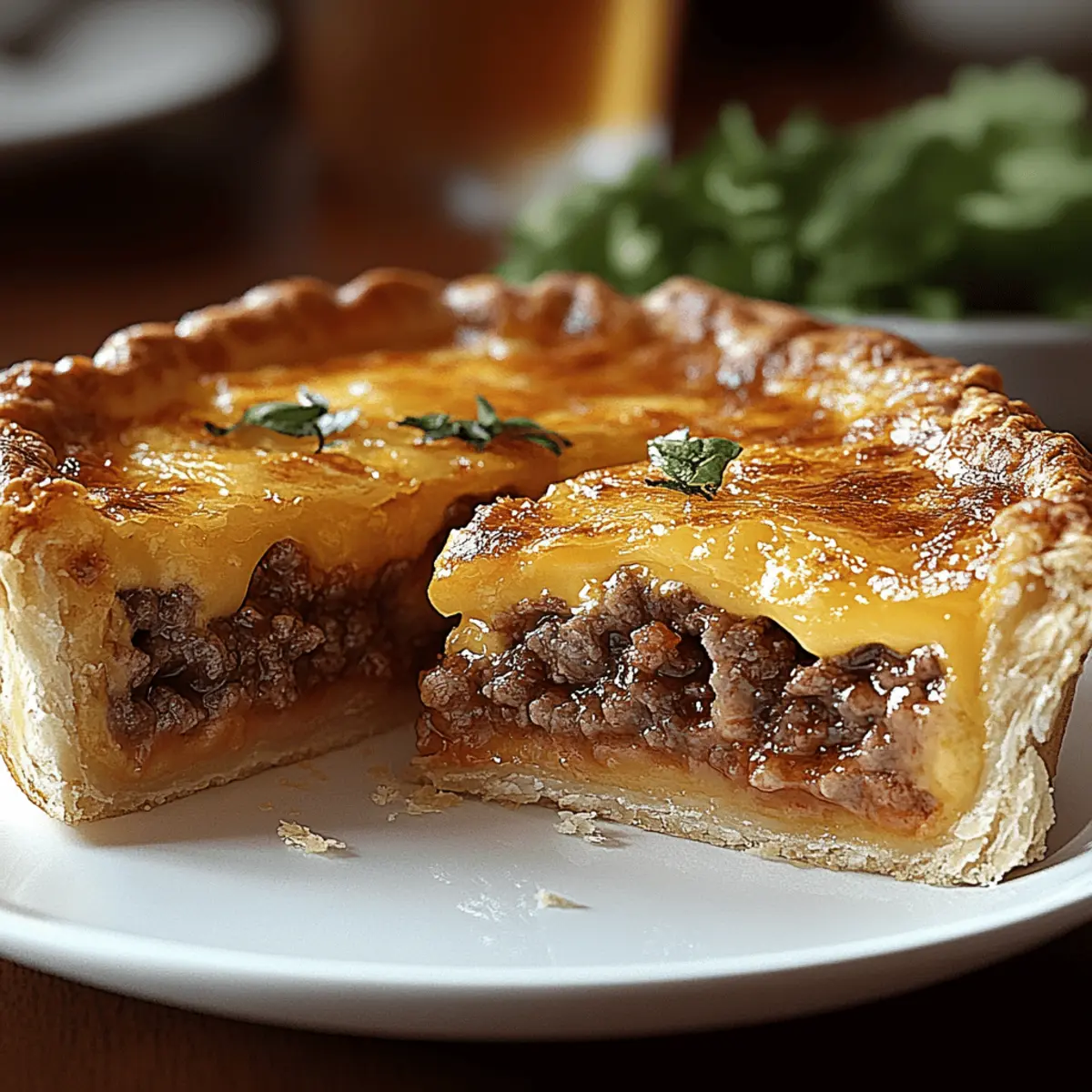 Irresistibly Cheesy Cheeseburger Pie for Comfort Food Lovers