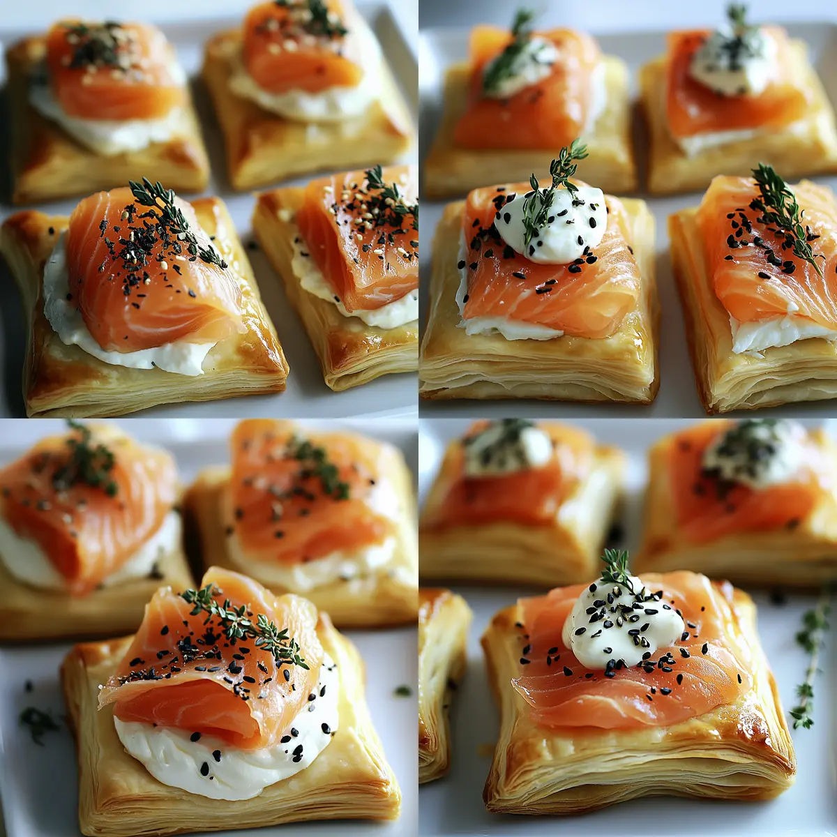 Indulgent Smoked Salmon & Goat Cheese Puff Pastry Bliss
