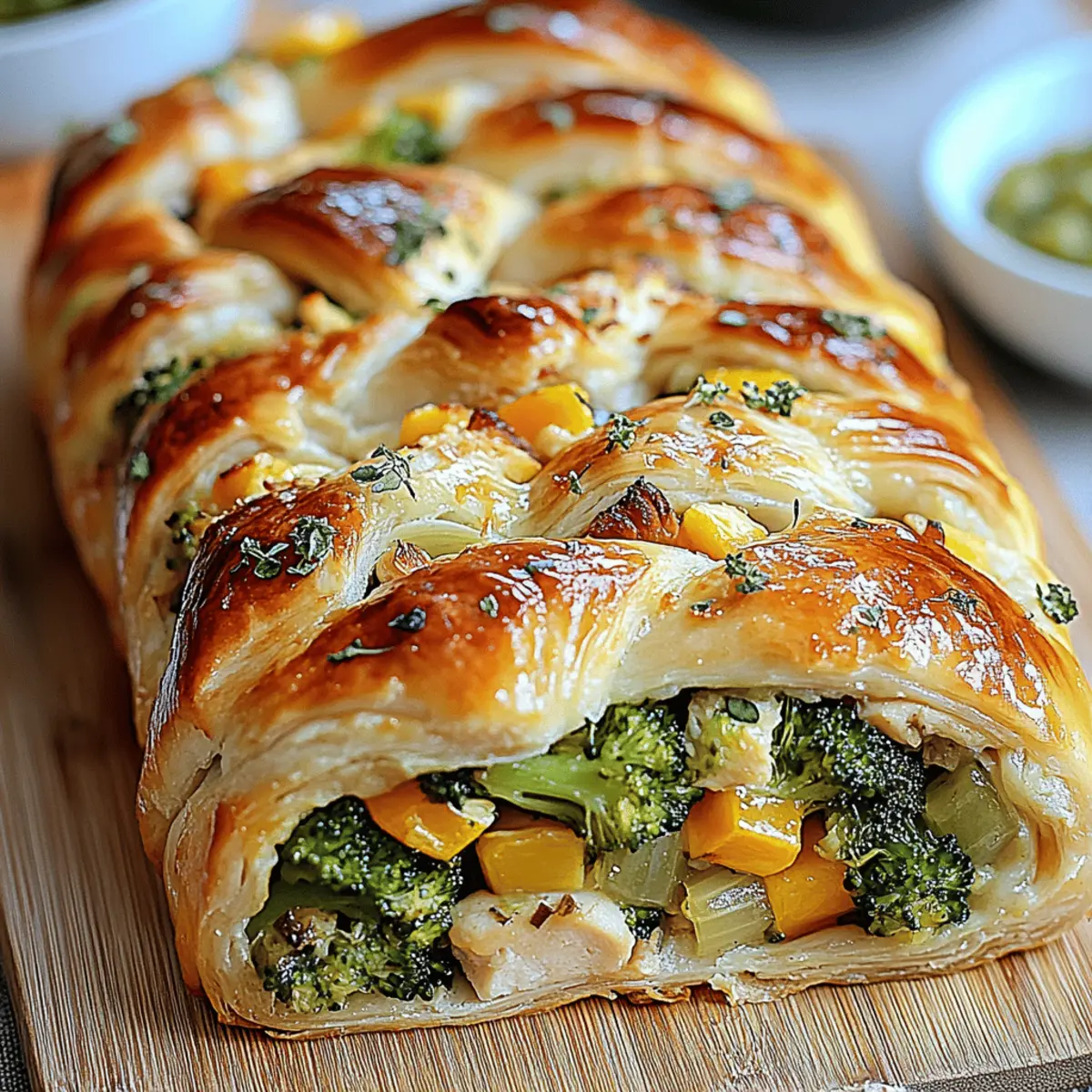 Easy Chicken Broccoli Braid: A Wholesome Family Delight