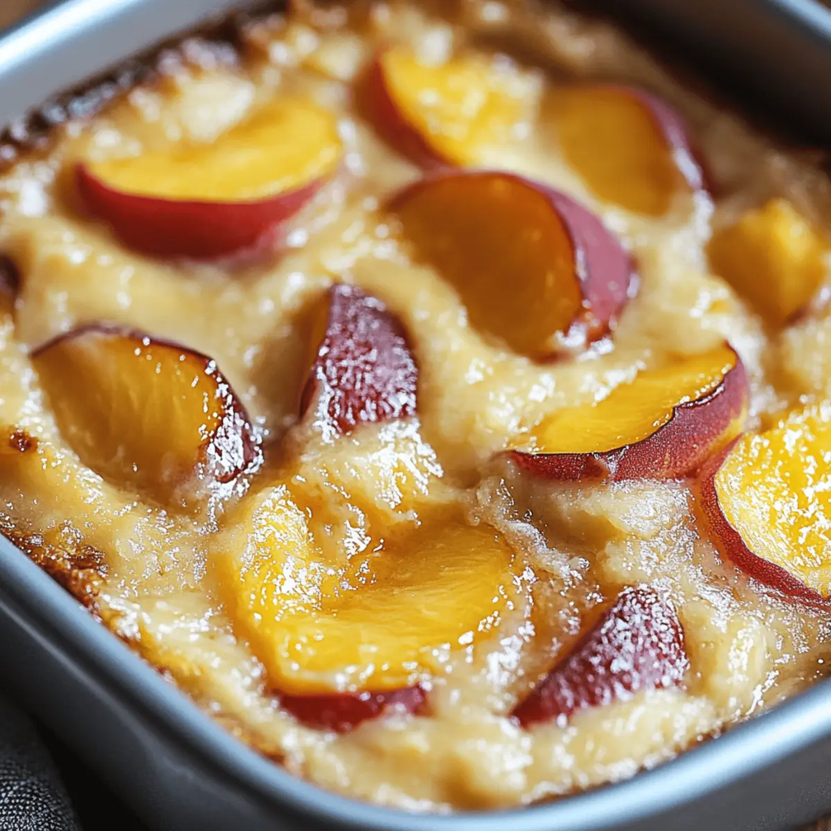 Indulgent Peach Custard Dessert: A Heavenly Summer Treat