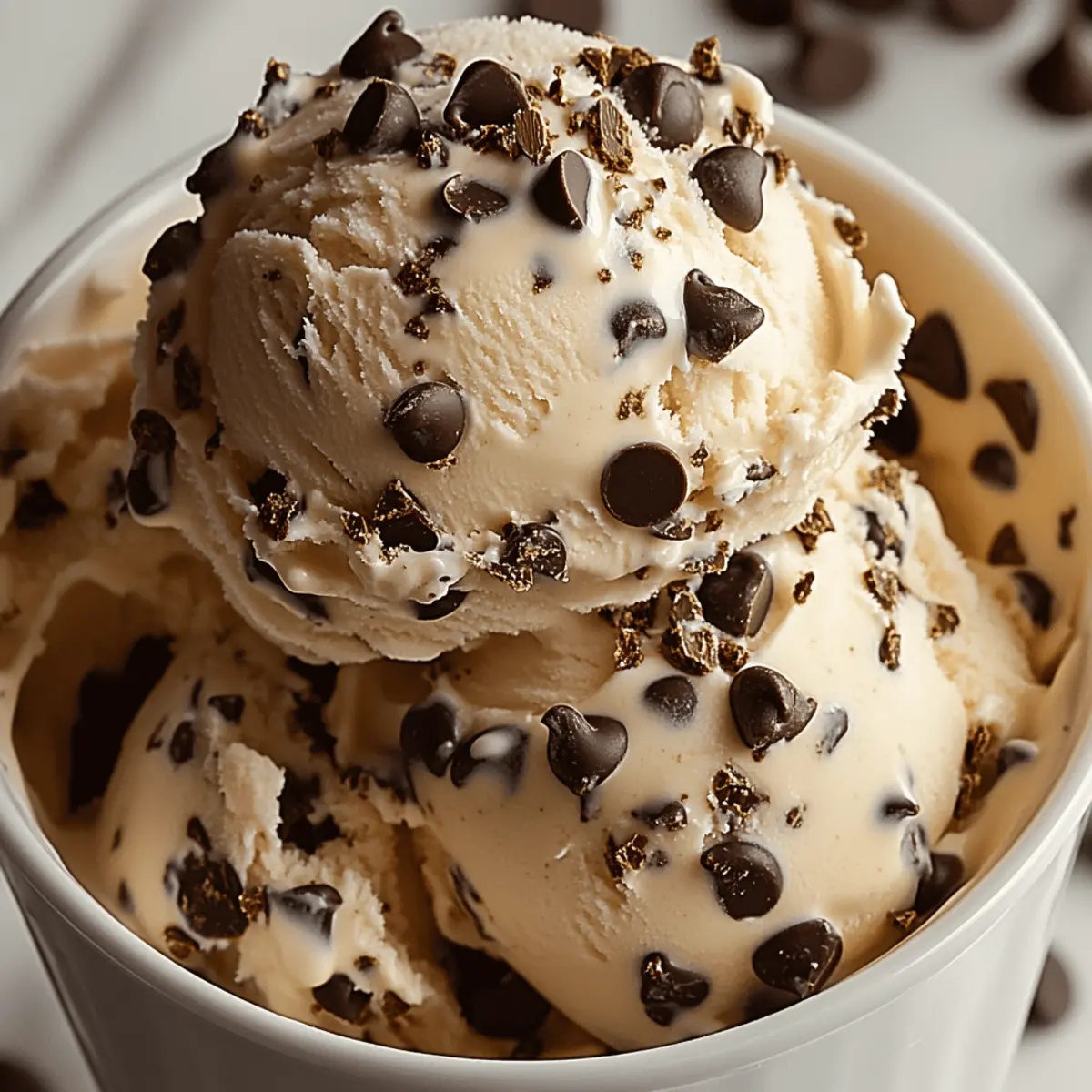 Indulgent Chocolate Chip Cookie Dough Ice Cream Made Easy