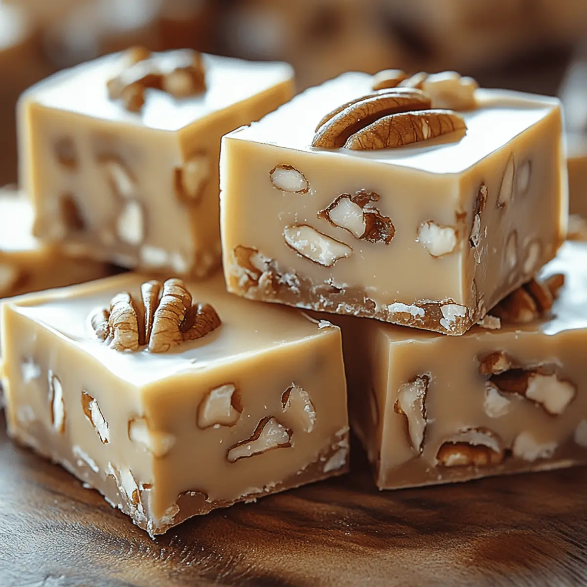 Irresistibly Rich Caramel Pecan White Chocolate Fudge