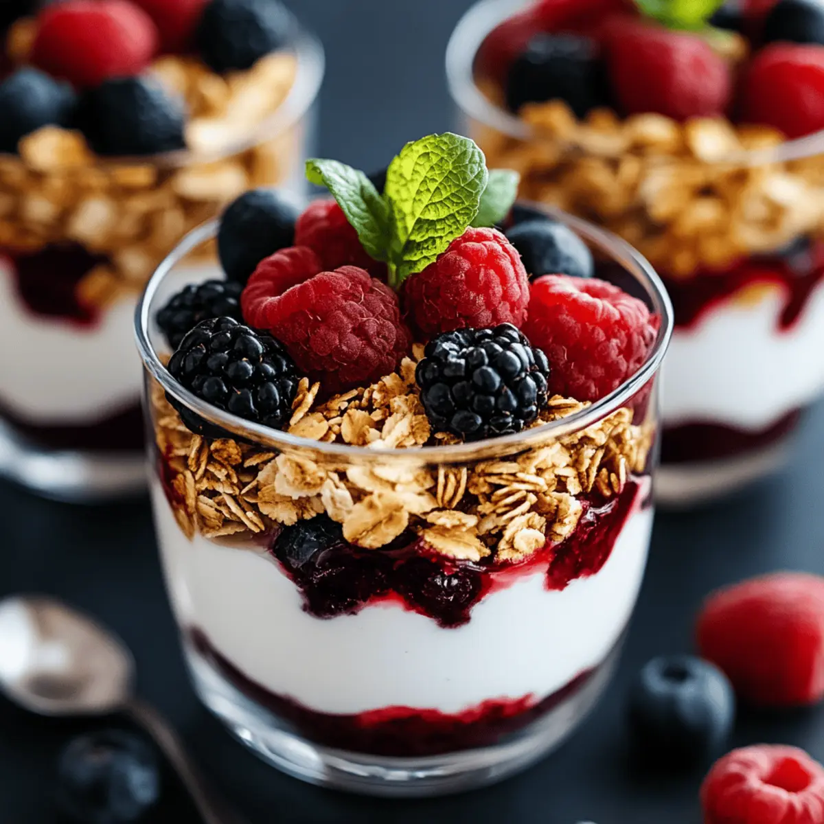 Delicious Greek Yogurt Berry Parfaits for Your Healthy Treats