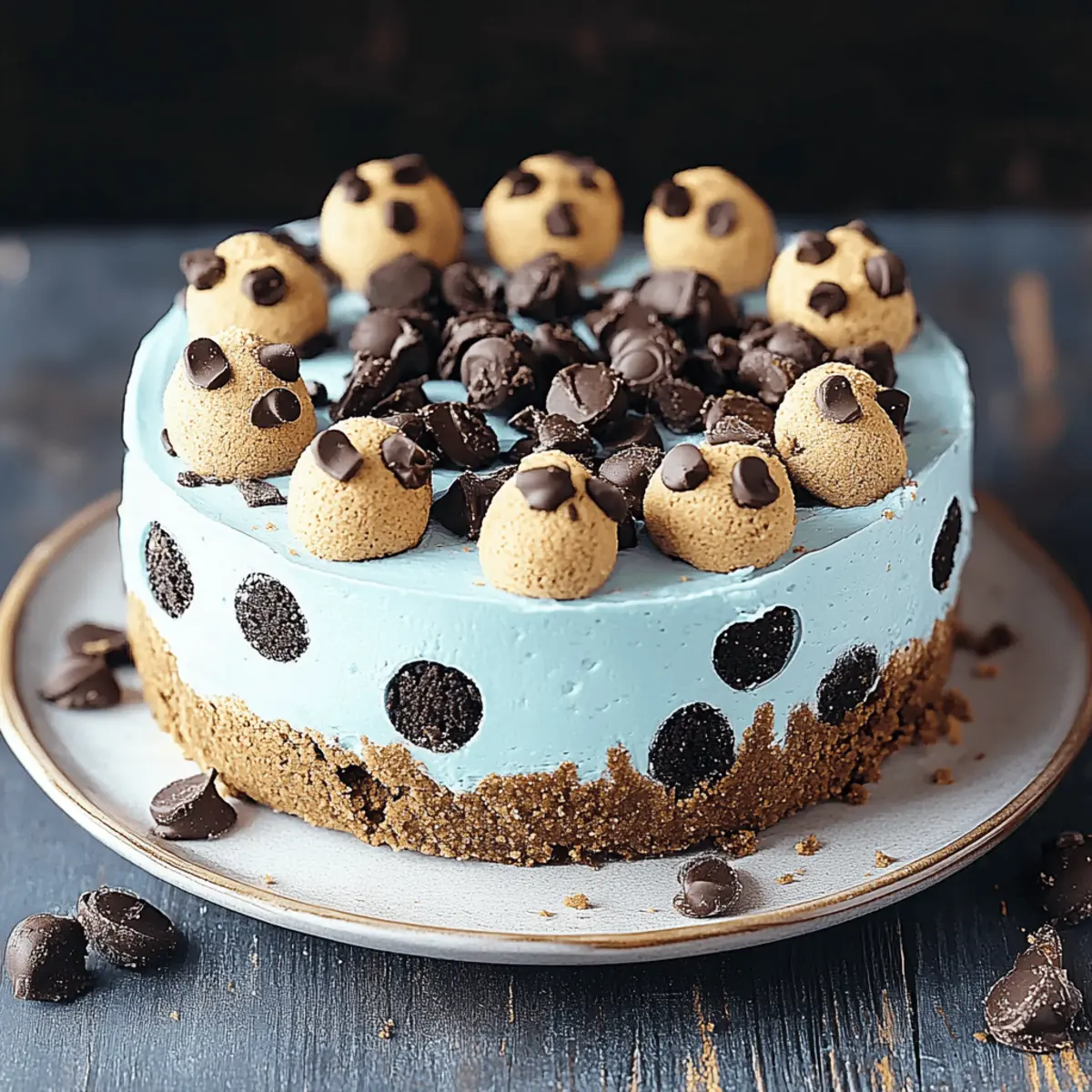 Indulge in No-Bake Cookie Monster Cheesecake Bliss!