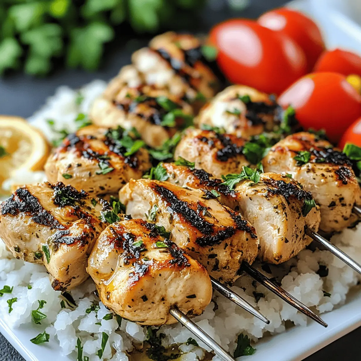 Juicy Grilled Chicken Souvlaki: A Quick Mediterranean Treat