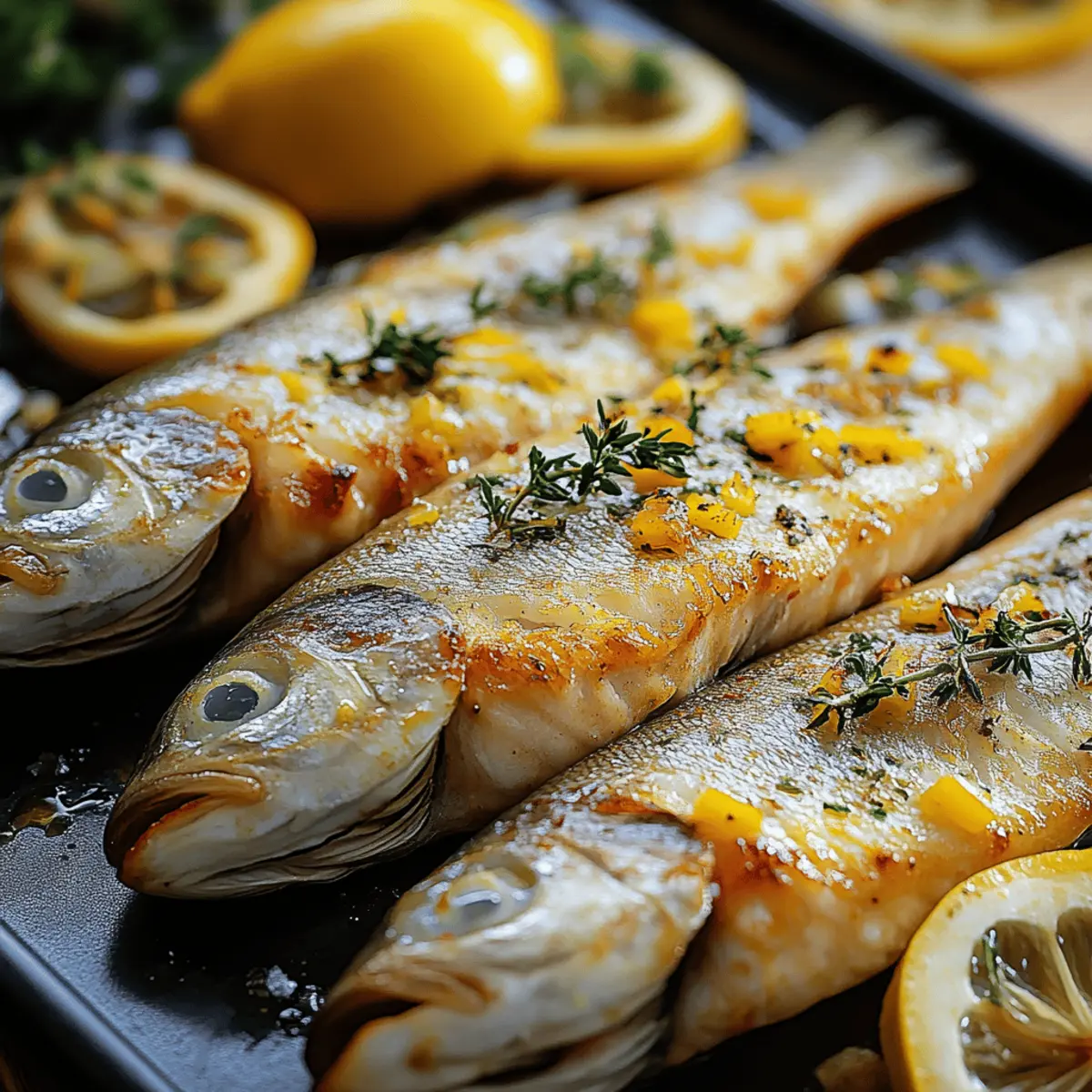 Savory Oven Baked Trout with Lemon and Fresh Herbs Delight