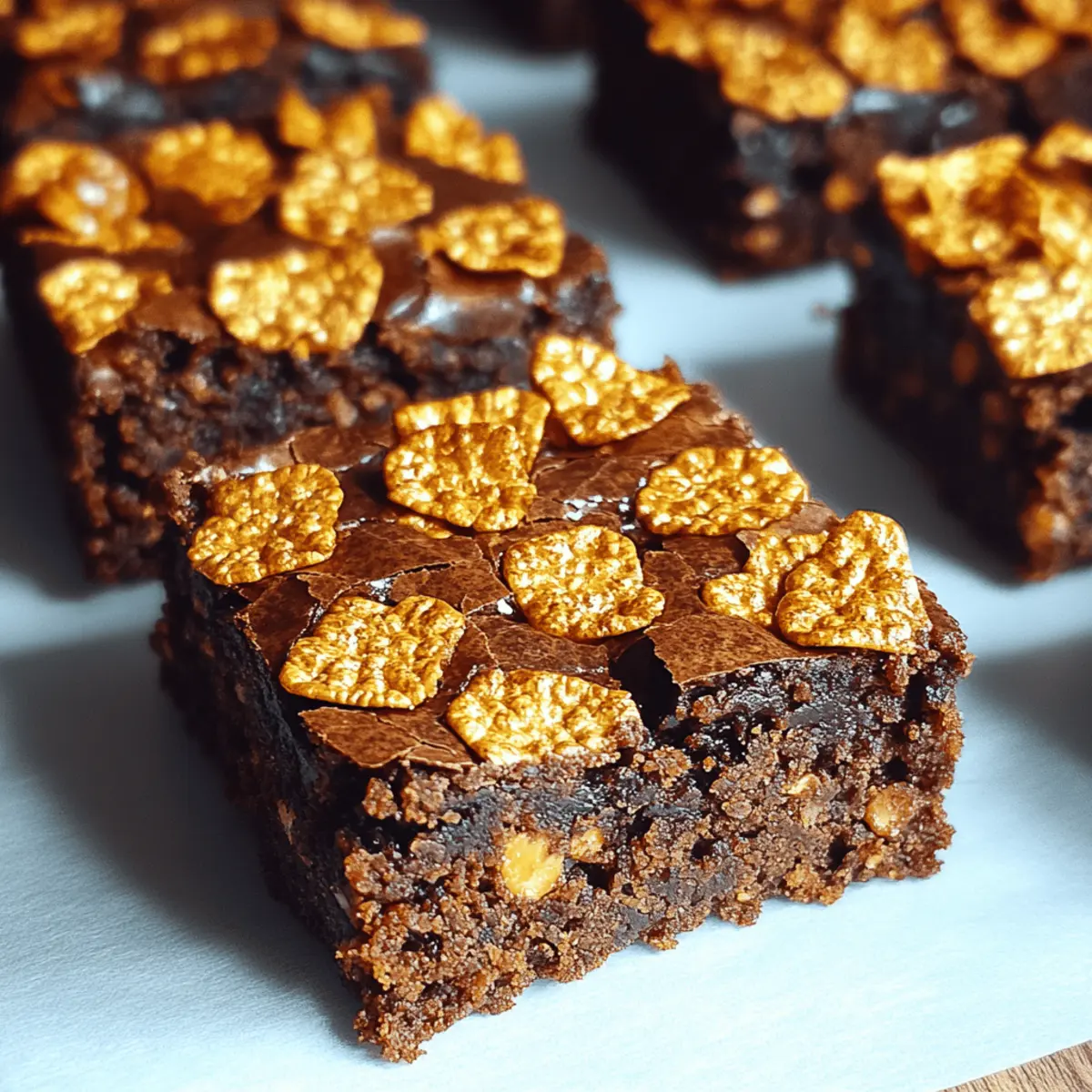 Irresistibly Indulgent Honey Roasted Cornflake Brownies