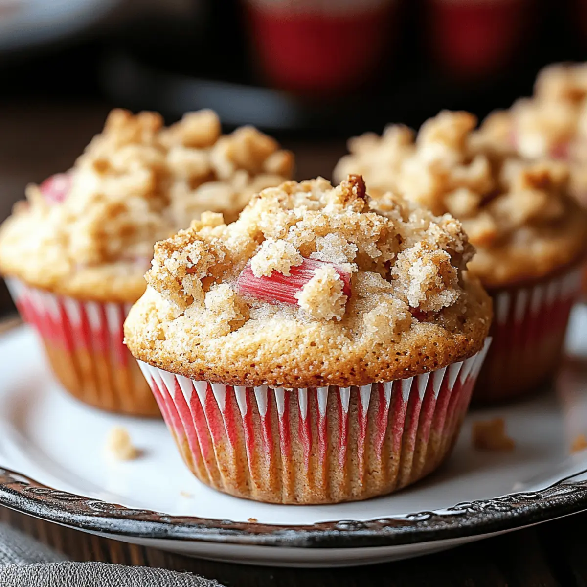 Rhubarb Streusel Muffins: The Best Sweet-Tart Morning Treat