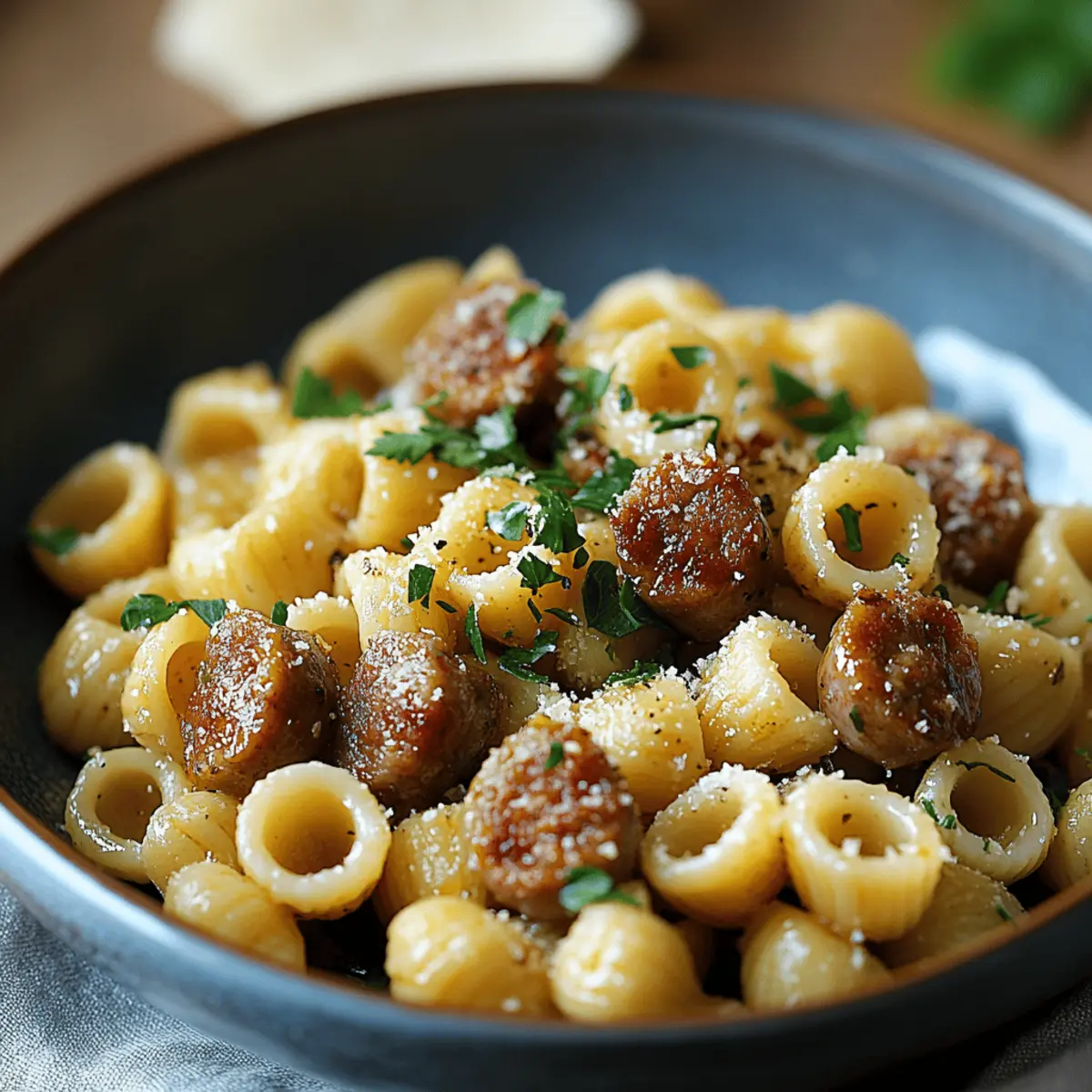 Easy Orecchiette Pasta with Sausage for Comforting Cravings