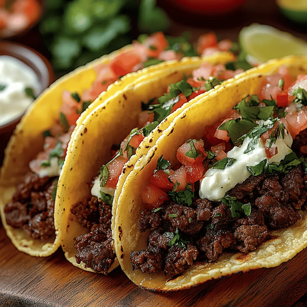 Indulge in Juicy Beef Tacos for a Quick Dinner Delight
