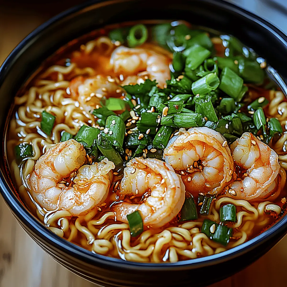 Delicious Spicy Shrimp Ramen Ready in Just 20 Minutes
