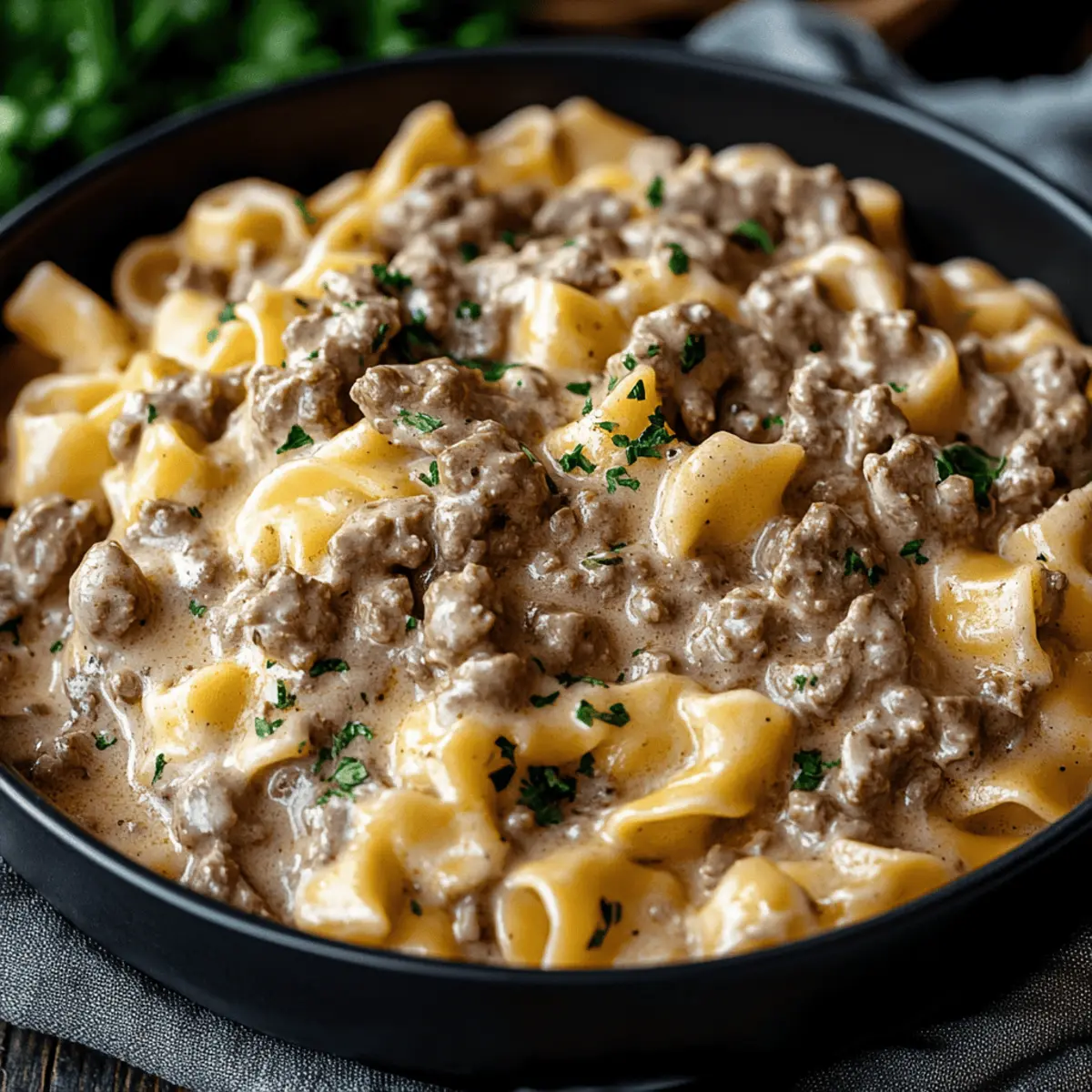 Indulgent Ground Beef Stroganoff That's Ready in 30 Minutes