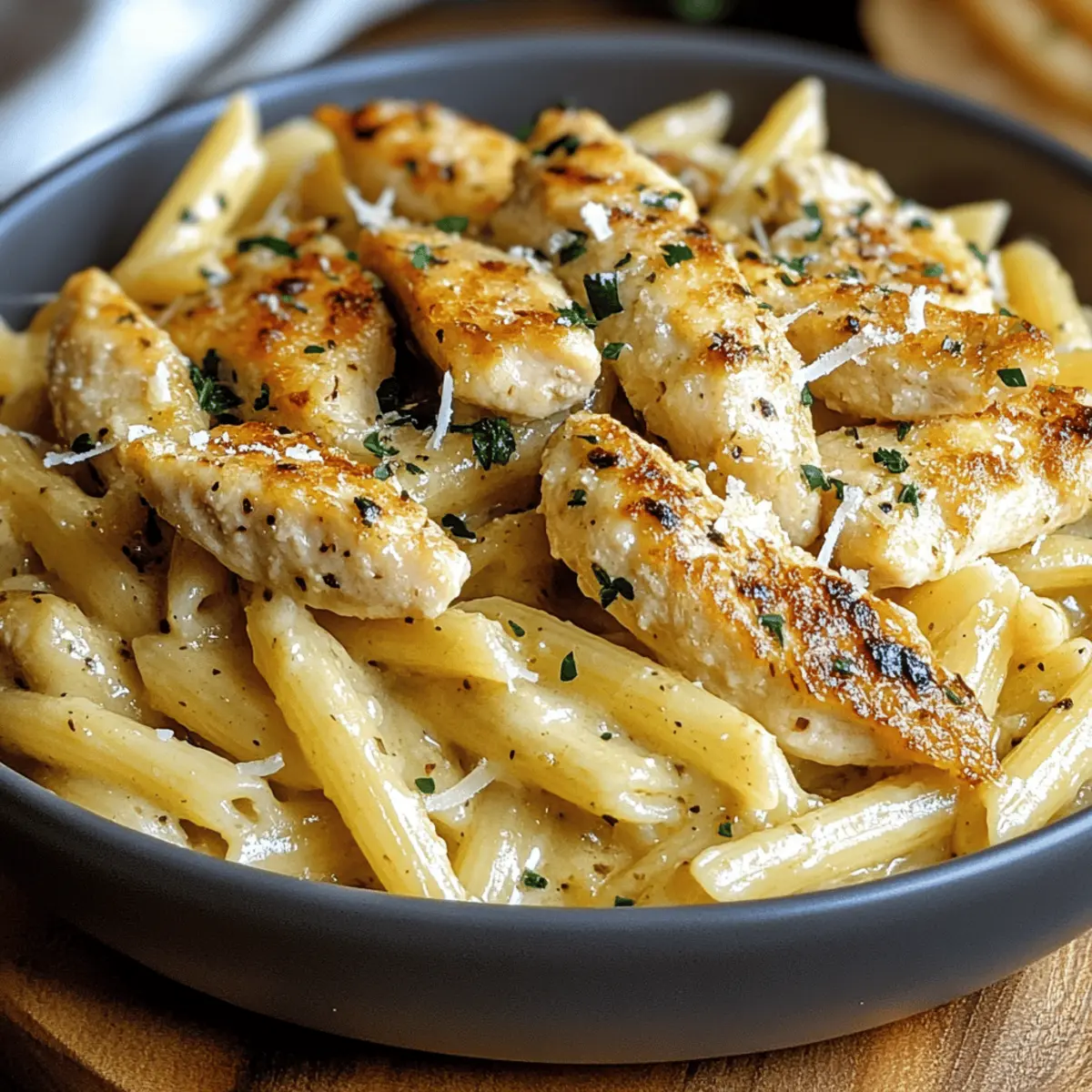 Easy Garlic Parmesan Chicken Pasta for Cozy Nights