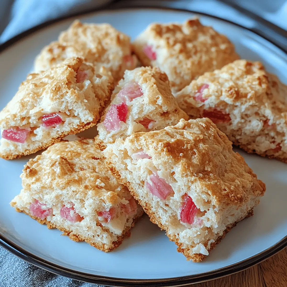 Irresistible Rhubarb Scones for a Perfect Morning Treat