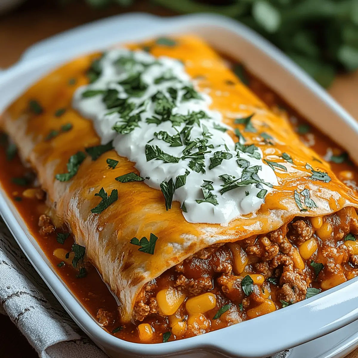 Indulgent Baked Wet Burritos for Cozy Family Nights