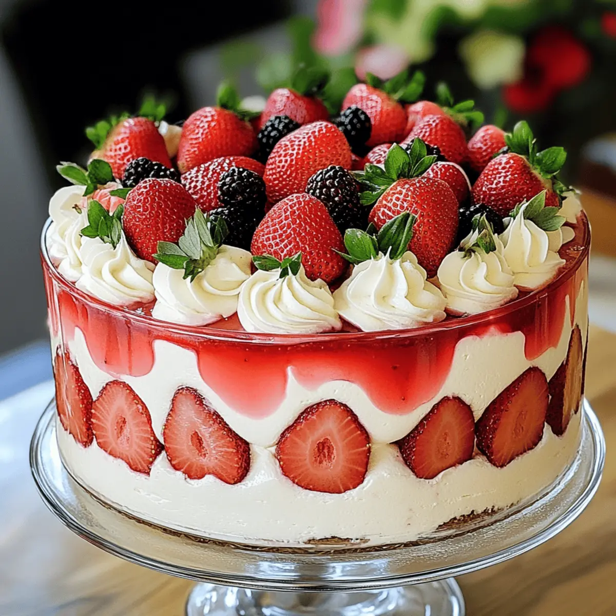 Indulge in Southern Strawberry Punch Cake Bliss