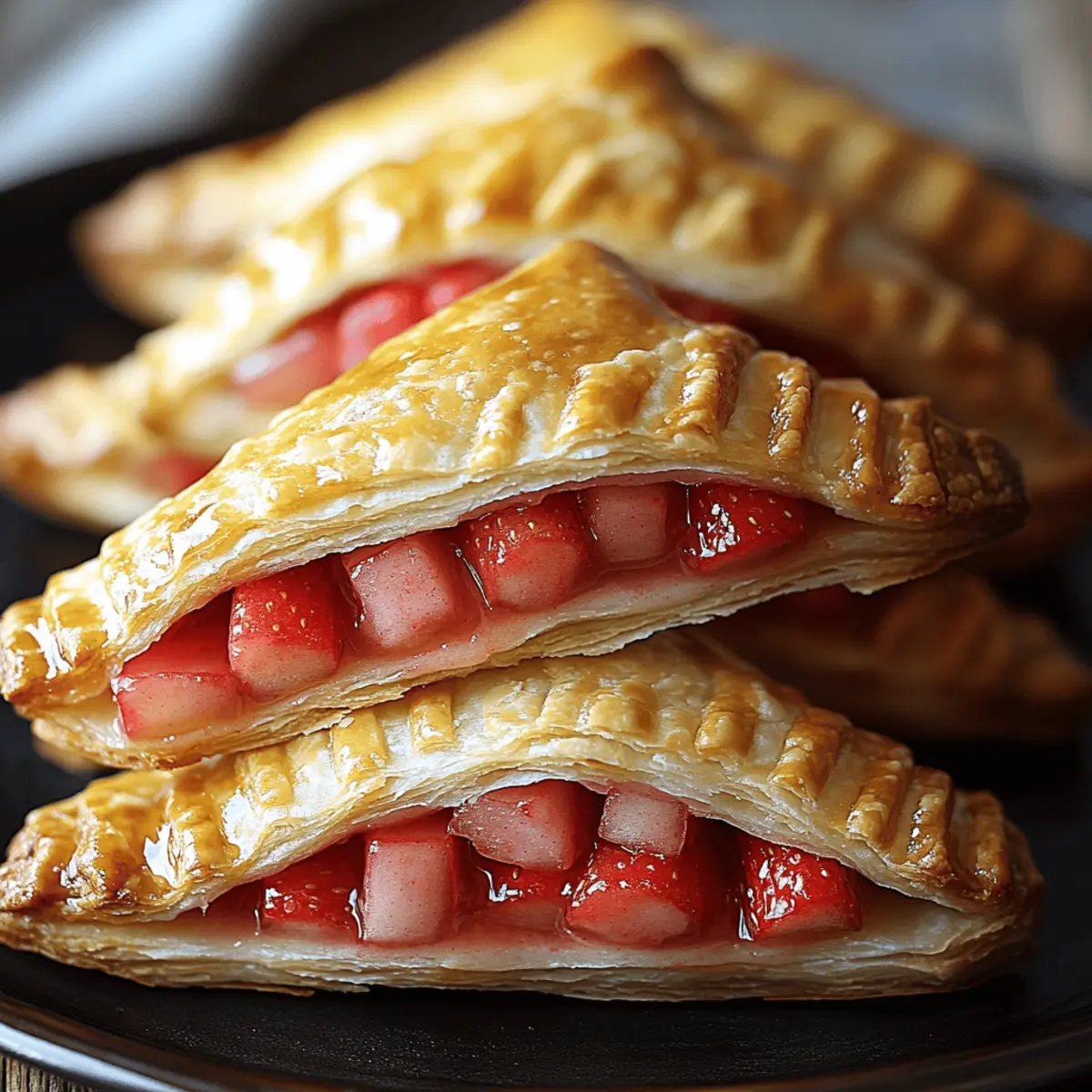 Irresistible Strawberry Rhubarb Turnovers for Sweet Moments