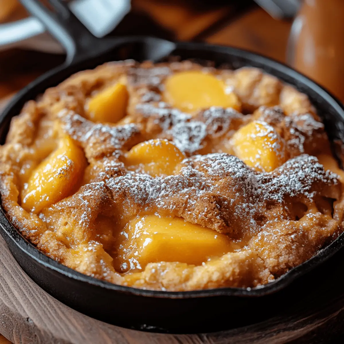 Indulgent Cast Iron Peach Cobbler for Sweet Summer Nights