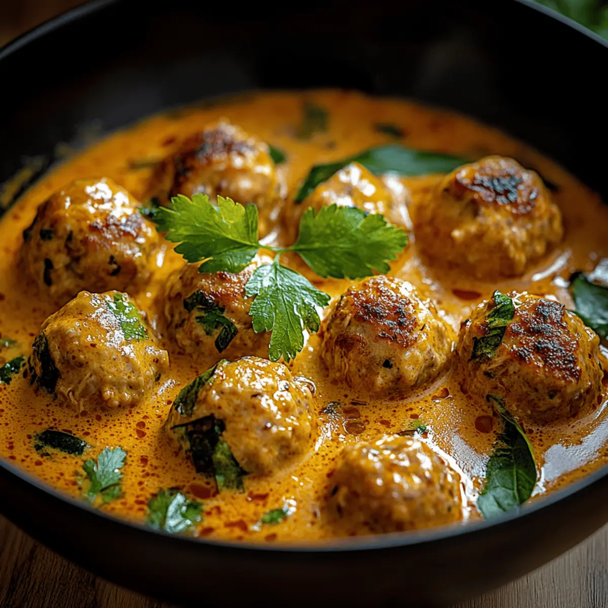 Easy Thai Chicken Meatball Curry for a Flavorful Escape
