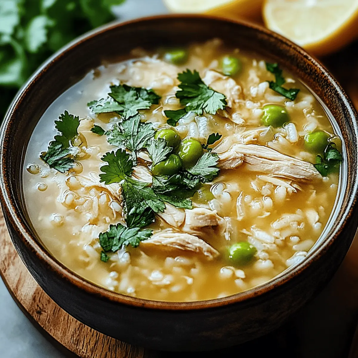 Healing Chicken Ginger Rice Soup: Comfort in Every Bite