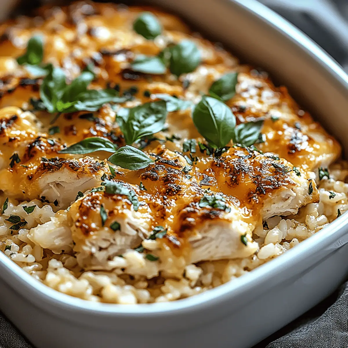 Easy Chicken and Rice Casserole for Cozy Family Nights